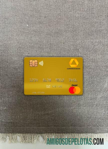 Alemanha Commerzbank Mastercard Foto Look Front exemplo